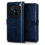 Shock Proof Flip Cover Back Case for Vivo X200 Pro 5G | Magnetic Wallet Leather Case with Stand - Image 5