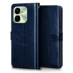 Shock Proof Flip Cover Back Case for Iqoo Z9X 5G | Magnetic Wallet Leather Case with Stand - Image 5