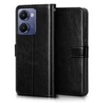 Shock Proof Flip Cover Back Case for Realme P3 Ultra 5G | Magnetic Wallet Leather Case with Stand - Image 3