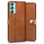 Shock Proof Flip Cover Back Case for Samsung Galaxy M55 5G | Magnetic Wallet Leather Case with Stand - Image 5