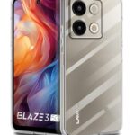 Transparent Back Cover Case for Lava Blaze 3 5G | Raised Bumps for Full Device & Camera Protection Shockproof TPU Silicone Back Case Mobile Cover Transparent