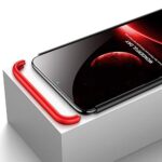 3 in 1 Double Dip Anti Slip Hybrid Pc Plastic Matte Hard Back Cover for Vivo V11 Pro (Black) - Image 3