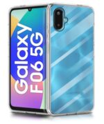 Transparent Back Cover Case for Samsung Galaxy M06 5G | Galaxy F06 5G | Raised Bumps for Full Device & Camera Protection Shockproof TPU Silicone Back Case Mobile Cover Transparent