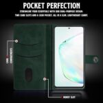 Shock Proof Flip Cover Back Case for Samsung Galaxy Note 10 Lite | Magnetic Wallet Leather Case with Stand - Image 7