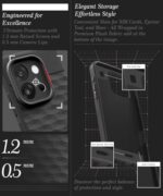 kelpuj Back Cover for 1+ OnePlus 13s 5G with Hexa Cube Design | Ultra Slim Soft Rubberised Case | Inner Velvet Fabric | Matte Silicone Flexible Mobile Case | Camera Protection - Black - Image 7