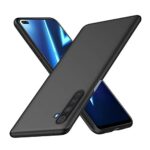 Anti Slip Soft Flexible Case All Side Coverage Ultra Matte Rubberised Silicon Thin Protective Shockproof Back Cover with Camera Protection Bump for Realme 6 Pro (Pitch Black)