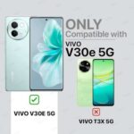 Shock Proof Flip Cover Back Case for Vivo V30E 5G | Magnetic Wallet Leather Case with Stand - Image 3