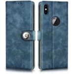 Shock Proof Flip Cover Back Case for Iphone Xs Max | Magnetic Wallet Leather Case with Stand