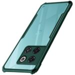 Poly Carbonate + TPU Shockproof Crystal Clear 1+ Oneplus 10T 5G Back Cover Case | 360 Degree Protection | Protective Design | Transparent Back Cover Case for 1+ Oneplus 10T 5G - Green