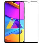 | Full Tempered Glass for Galaxy M10s / A20 / A30 | Premium Full Glue 5D Full EdgetoEdge Screen Protection Tempered Glass for Samsung Galaxy A20 / A30 / M10s  Black