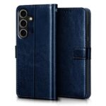 Shock Proof Flip Cover Back Case for Samsung Galaxy S25 5G | Magnetic Wallet Leather Case with Stand - Image 5