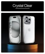 Crystal Clear Transparent Back Case Cover Compatible with iPhone 16 Pro Max | Full Device & Camera Protection Shockproof TPU | Flexible Silicone Back Cover Case Transparent - Image 7