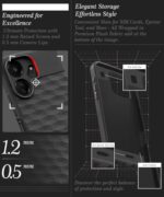 Back Cover for Mi Redmi 13C 5G | Redmi 13C 4G | Poco M6 5G | Poco C65 | Hexa Cube Design | Inner Velvet Fabric Soft Case | Matte Silicone Flexible Mobile Case | Camera Protection - Black - Image 7