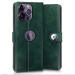 Shock Proof Flip Cover Back Case for Iphone 14 Pro Max | Magnetic Wallet Leather Case with Stand - Image 5