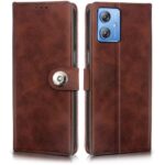 Shock Proof Flip Cover Back Case for Motorola Moto G54 5G | Magnetic Wallet Leather Case with Stand