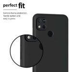 Protective Sleek Back Case Cover for Redmi 9 | Redmi 9 Activ | Poco C31 (Flexible | Silicone | Shock Proof, Anti Slip, Soft Rubberised | Pitch Black) - Image 5