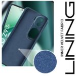 Back Cover for iQOO Z9s 5G | Vivo V40e 5G | Ultra Slim Soft Rubberised Case | Inner Velvet Fabric Lining | Matte Silicone Flexible Mobile Case | Camera Protection - Blue - Image 5