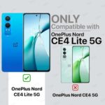 Shock Proof Back Case Mobile Cover for 1+ OnePlus Nord CE 4 Lite 5G | Back Cover Case (Tough Armor | Hybrid PC + TPU | Ring Holder & in-Built Kickstand | Black) - Image 3