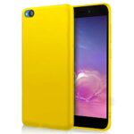 Thermoplastic Polyurethane Shock Proof Ultra Thin Matte Anti Slip Soft Back Cover with Camera Protection Bump for Xiaomi Mi Redmi GO - Sunshine Yellow [ Launch Offer ]