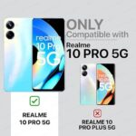 Crystal Clear Back Cover Case for Realme 10 Pro 5G | Shockproof Soft TPU Case | Cushioned Edges for Ultimate Protection Back Cover Case for Realme 10 Pro 5G (TPU, Transparent) - Image 2