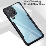 Shock Proof Clear Back Cover Case Mobile Cover for Samsung Galaxy M33 5G (Hard | Hybrid PC + TPU | Full Armour Device & Camera Protection | Black) - Image 5