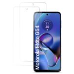 Unbreakable Nano Film Glass Screen Protector for Motorola Moto G54 5G | Moto G64 5G [Flexible Like Screen Guard, Harder Than Tempered Glass]  Pack of 2 Clear