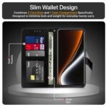 Shock Proof Flip Cover Back Case for Realme Narzo 80 Pro 5G | Magnetic Wallet Leather Case with Stand - Image 5