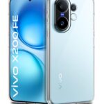 Transparent Back Cover Case for Vivo X200 FE | Raised Bumps for Full Device & Camera Protection Shockproof TPU Silicone Back Case Mobile Cover Transparent