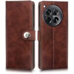 Shock Proof Flip Cover Back Case for 1+ Oneplus 12 5G | Magnetic Wallet Leather Case with Stand