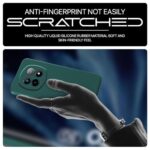 kelpuj Back Cover for Realme P2 Pro 5G | Ultra Slim Soft Rubberised Case | Inner Velvet Fabric Lining | Matte Silicone Flexible Mobile Case | Camera Protection - Green - Image 7