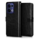 Shock Proof Flip Cover Back Case for Oppo Reno 13 5G | Magnetic Wallet Leather Case with Stand - Image 5