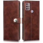 Shock Proof Flip Cover Back Case for Motorola Moto G30 | Magnetic Wallet Leather Case with Stand