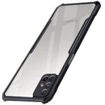 Shock Proof Clear Back Cover Case Mobile Cover for Samsung Galaxy M51 (Hard | Hybrid PC + TPU | Full Armour Device & Camera Protection | Black)