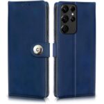 Shock Proof Flip Cover Back Case for Samsung Galaxy S22 Ultra | Magnetic Wallet Leather Case with Stand