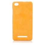 Premium Handmade Weathered Leather Texture Collection Back Case Cover for XIAOMI MI4i MI 4i (Textured Yellow)