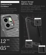 Back Cover for Oppo Reno 14 5G with Hexa Cube Design | Ultra Slim Soft Rubberised Case | Inner Velvet Fabric | Matte Silicone Flexible Mobile Case | Camera Protection - Grey - Image 7