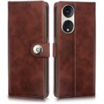 Shock Proof Flip Cover Back Case for Oppo Reno8 T | Magnetic Wallet Leather Case with Stand