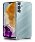 Crystal Clear Transparent Back Case Cover for Samsung Galaxy M15 5G Prime Edition | M15 5G | F15 5G | Device & Camera Protection Shockproof TPU | Flexible Silicone Case Transparent