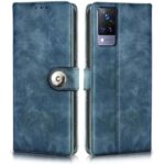 Shock Proof Flip Cover Back Case for Vivo V21 5G | Magnetic Wallet Leather Case with Stand