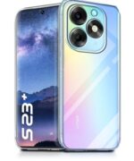 Crystal Clear Transparent Back Case Cover for Itel S23 Plus | Full Device & Camera Protection Shockproof TPU | Flexible Silicone Back Cover Case Transparent