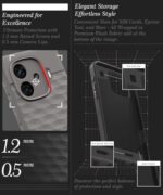 Back Cover for iQOO Neo 10R 5G with Hexa Cube Design | Ultra Slim Soft Rubberised Case | Inner Velvet Fabric | Matte Silicone Flexible Mobile Case | Camera Protection  Grey - Image 7