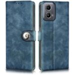 Shock Proof Flip Cover Back Case for Motorola Moto G34 5G | Magnetic Wallet Leather Case with Stand