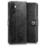 Shock Proof Flip Cover Back Case for Samsung Galaxy M16 5G | Magnetic Wallet Leather Case with Stand - Image 3