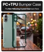 kelpuj Shock Proof Clear Protective Back Case for Nothing CMF Phone 1 - AirEDGE Technology | 360 Degree Camera Protection | Transparent Hybrid Back Case Mobile Cover - Green - Image 7