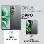 Back Cover for Oppo Reno 11 5G | Ultra Slim Soft Rubberised Case | Inner Velvet Fabric Lining | Matte Silicone Flexible Mobile Case | Camera Protection - Blue - Image 3