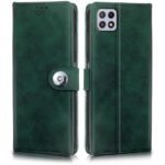 Shock Proof Flip Cover Back Case for Samsung Galaxy A22 5G | Magnetic Wallet Leather Case with Stand