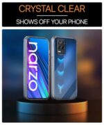 kelpuj Ultra-Hybrid Clear Back Case Cover Designed for Realme Narzo 30 5G | 9 5G | 8 5G | 8s 5G | Sleek Hard Back | Cushion Edge Technology Shockproof Drop & Camera Protection Bump Transparent - Image 5