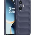 kelpuj Ultimate Silicon Back Cover Case for 1+ OnePlus Nord CE 3 5G | Military Grade Drop Protection Shockproof Bumper | Anti-Slip Grip | Scratch Proof Micro-Fibre Cloth Inside (Deep Blue)