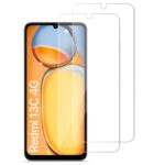 Unbreakable Nano Film Glass Screen Protector for Redmi 13C 4G | 13C 5G | Poco C65 | Poco M6 5G [ Flexible Like a Screen Guard ]  Pack of 2 Clear