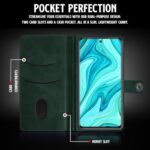 Shock Proof Flip Cover Back Case for Redmi Note 10 Lite | Magnetic Wallet Leather Case with Stand - Image 5